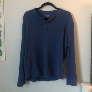 Eddie Bauer Waffle Knit Henley